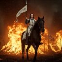 Jehanne d'Arc te paard